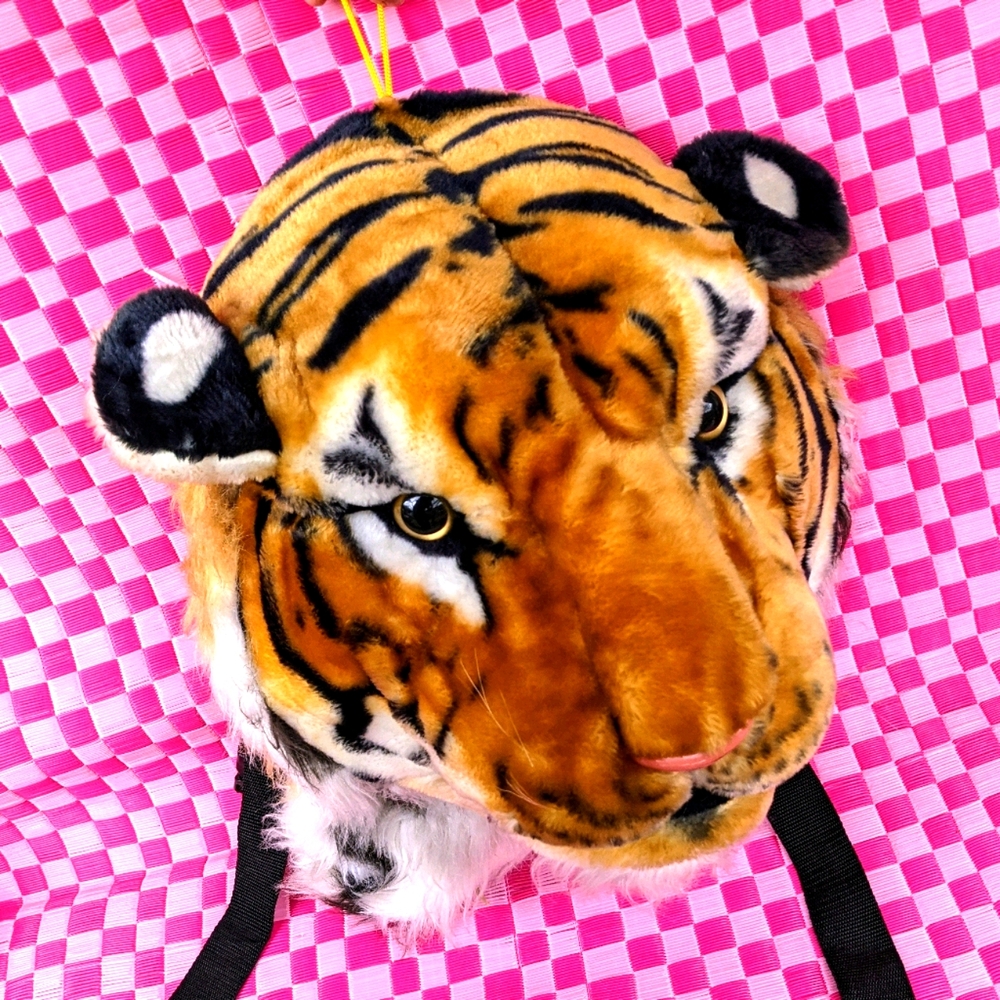 Tiger head backpack